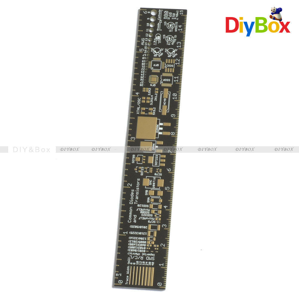 15cm PCB Ruler v2 - 6" for Electronic Engineers/Geeks/Makers/Arduino Fans