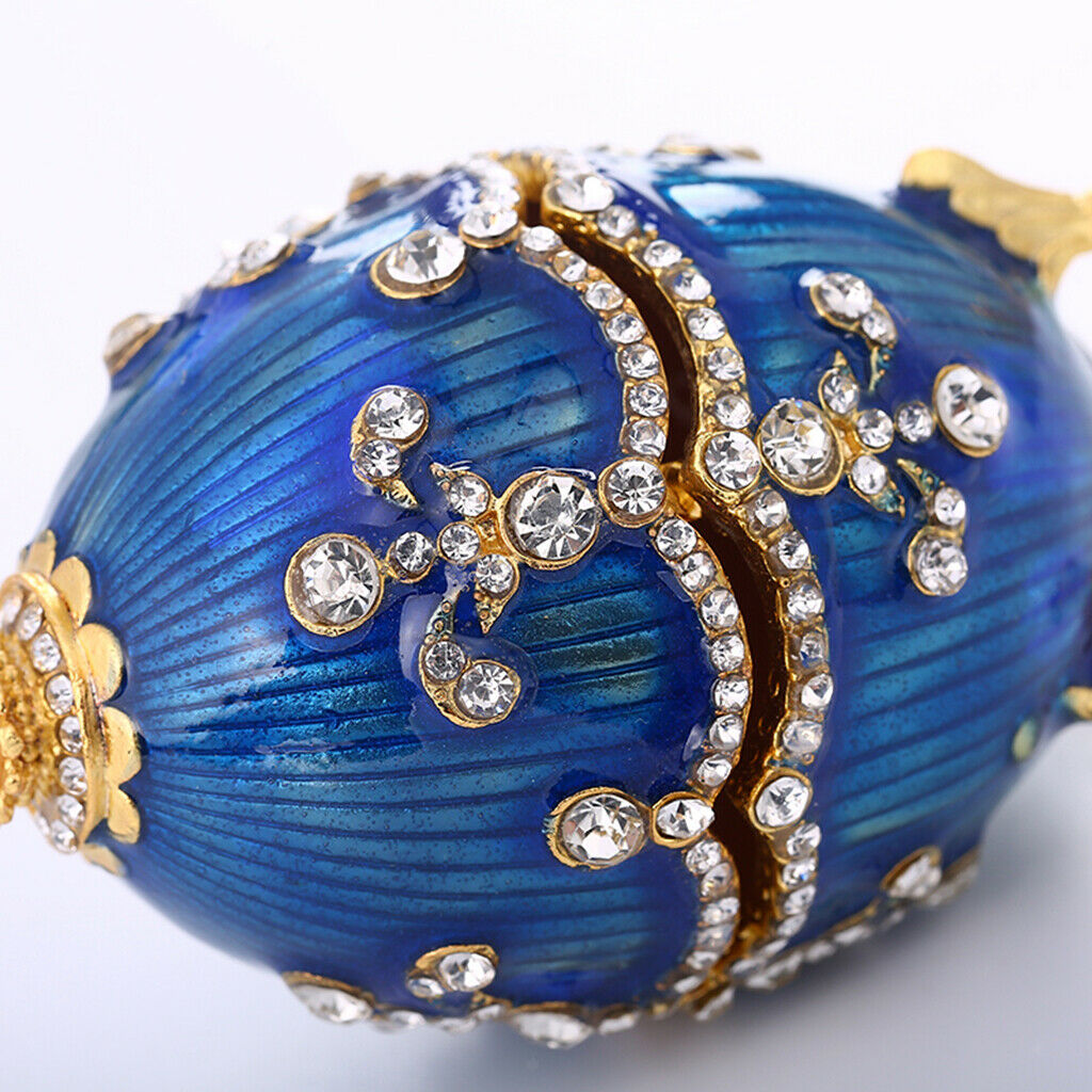 Crystal enamel jewelry jewelry box easter egg storage case