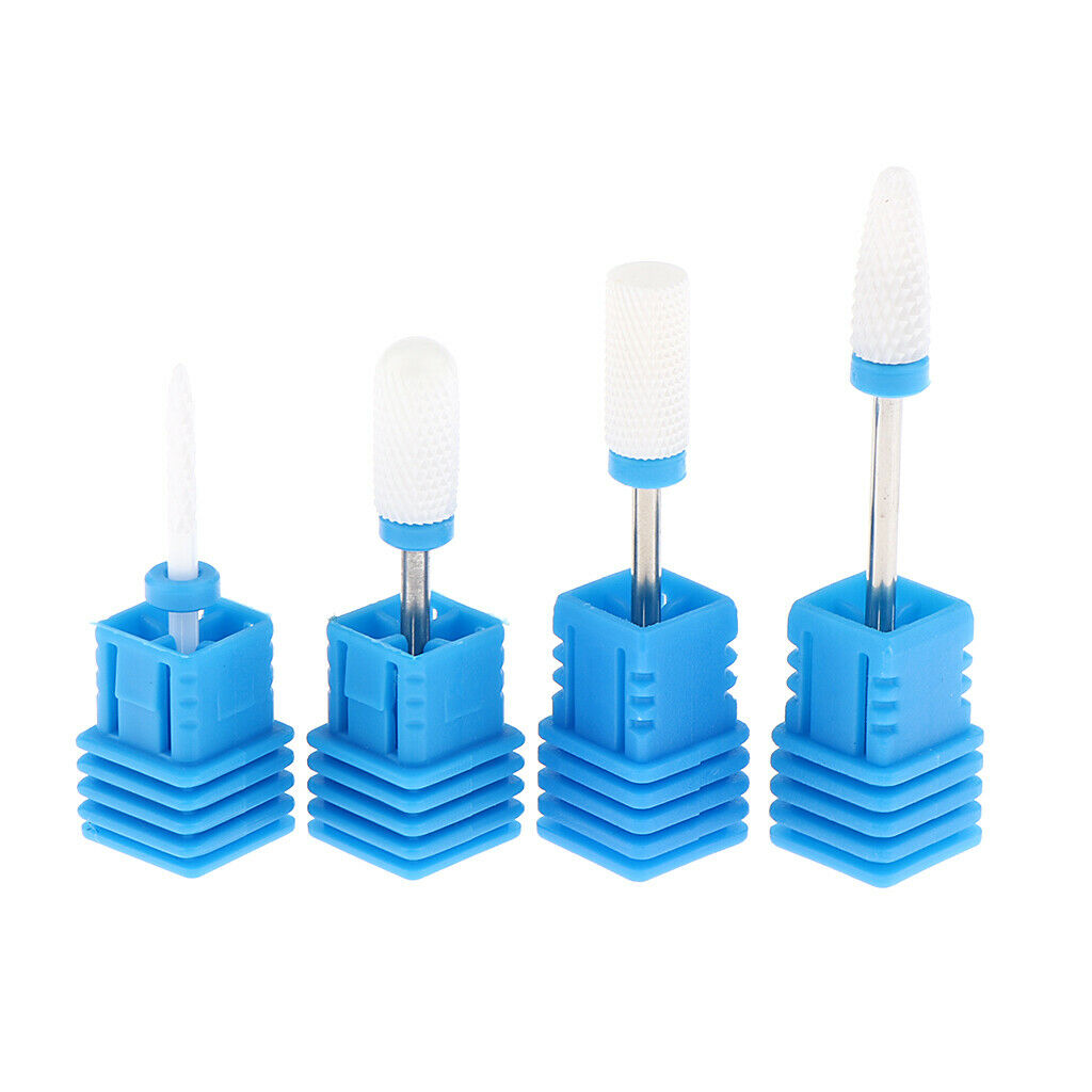 Pack of 4,Nail Drill Machine Accessory - Electric Nail Drill Bit for Acrylic