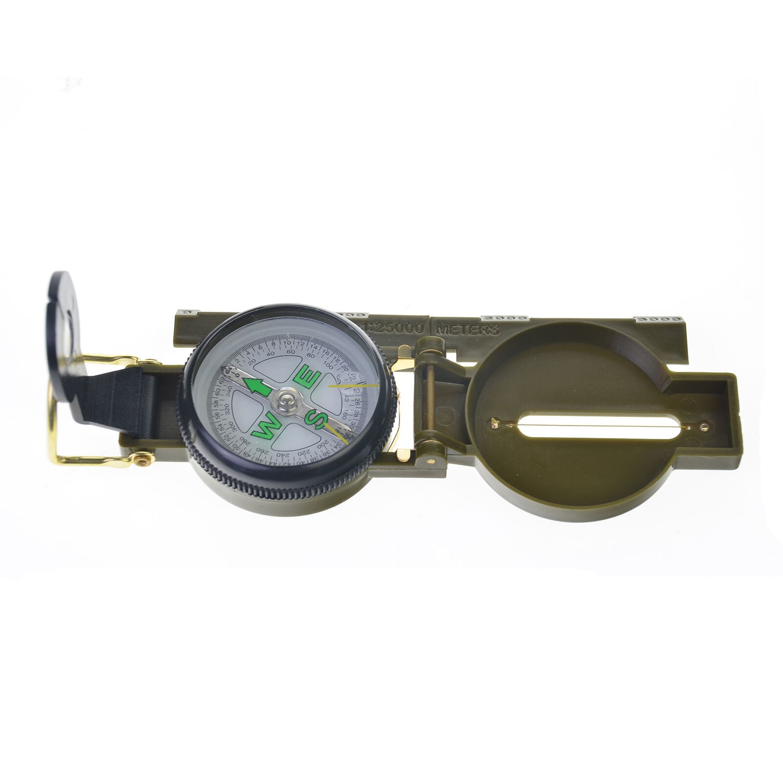 Pocket Outdoor Military Army Hiking Camping Lens Survival Lensatic Mini Compass