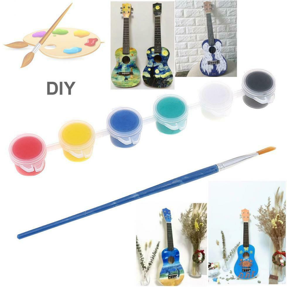 Ukulele DIY Kit Soprano Hawaii Guitar Handwork Parents-Child Painting Campaign