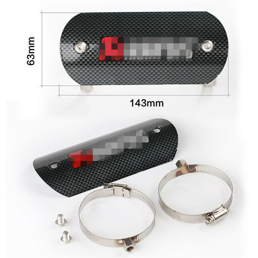 Motorcycle Middle Section Exhaust Pipe Heat Shield Guard Ankle Protector Durable