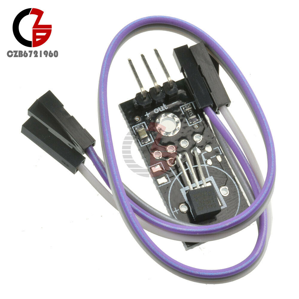 DS18B20 Temperature Sensor Board 5V Digital Signal Output Module w/ Dupont Line