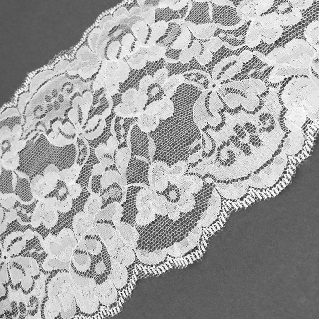 5 Yards 15cm Handmade Patchwork Material Lace Ribbon Sewing Lace Trim White