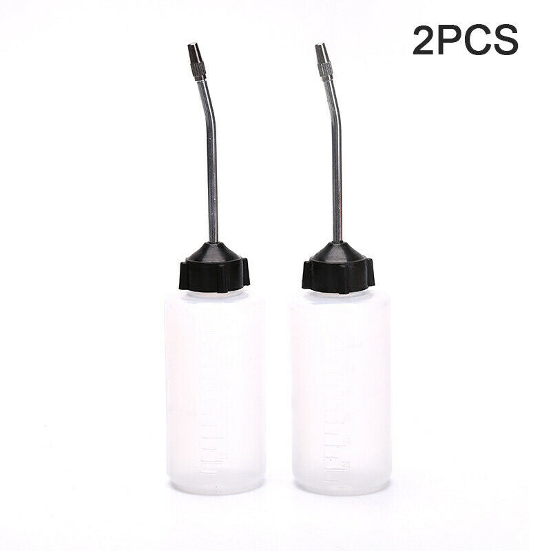 2PCS Plastic Long Nozzle Storage Pot Oil Dispenser Portable Sewing Oil Sp.l8