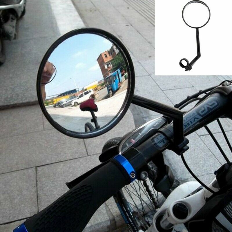 1 Pair Bike Rearview Mirror Cycling Convex Rear View Adjustable DIY Accessory