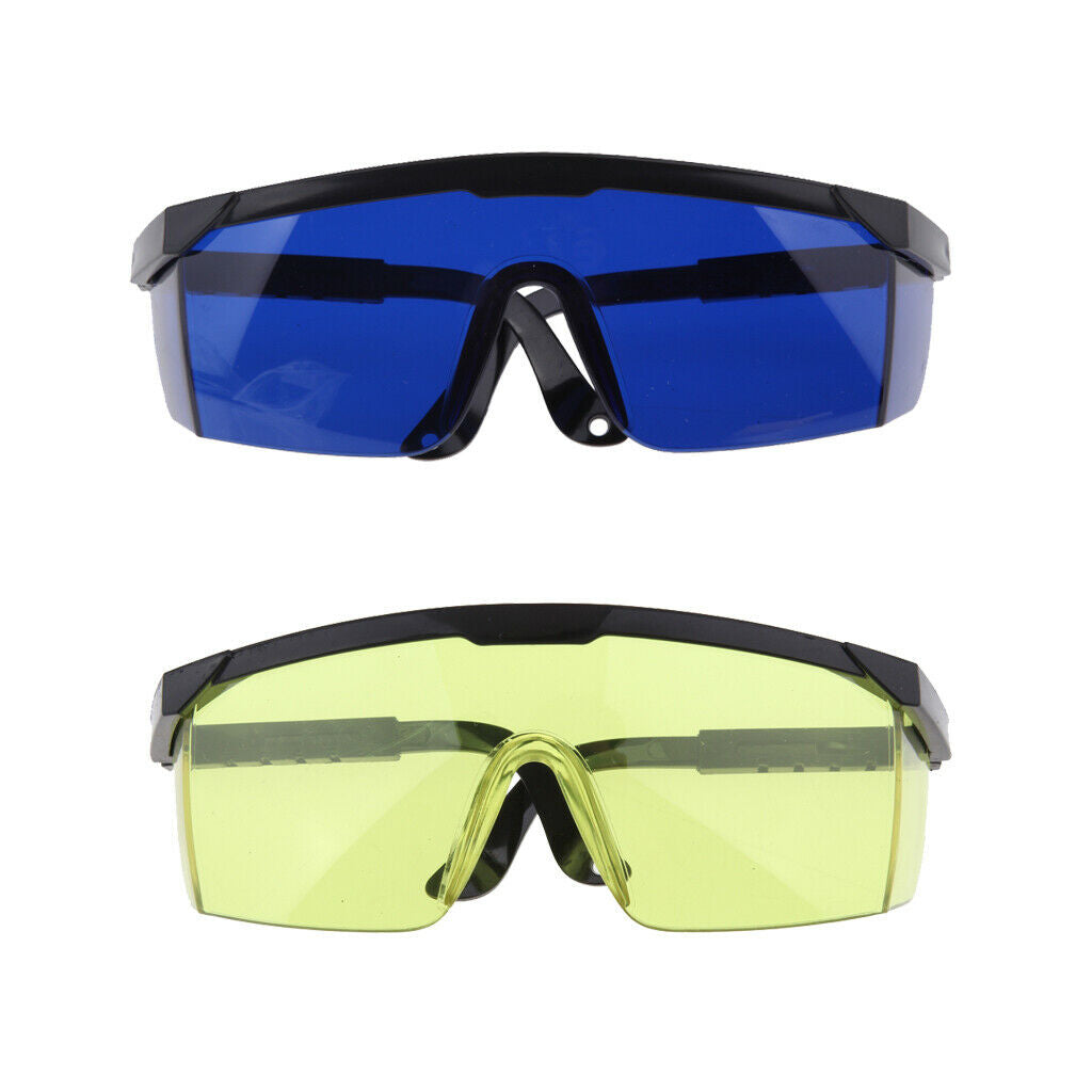 2Pc Welding Cutting Welders Safety Goggles Eye Protection Glasses 15.5 x 5 x