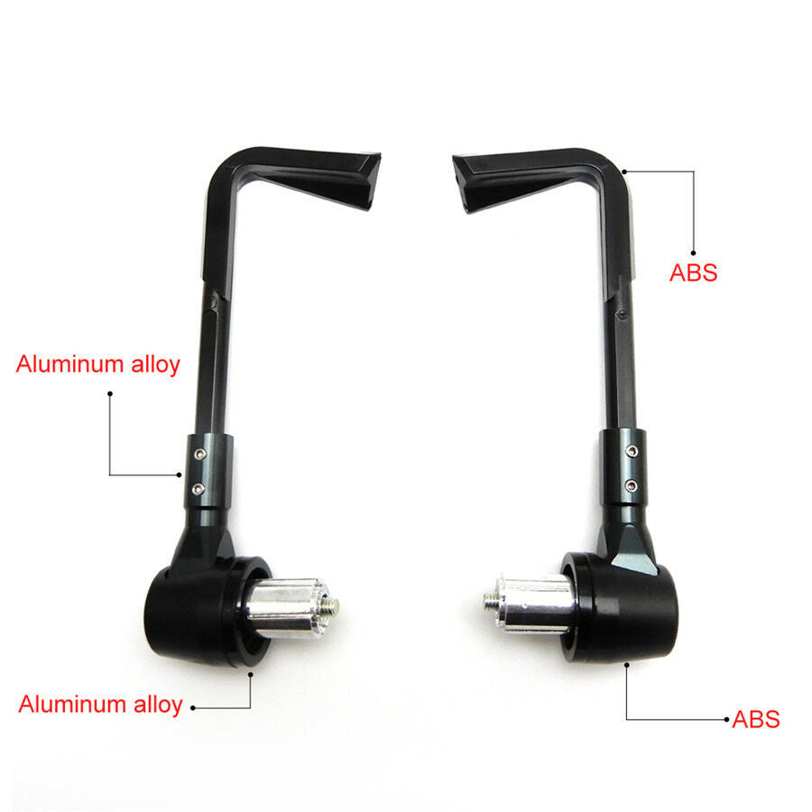 2* CNC Aluminum Brake Clutch Lever Protector Guard handguard for Motorcycle 22MM
