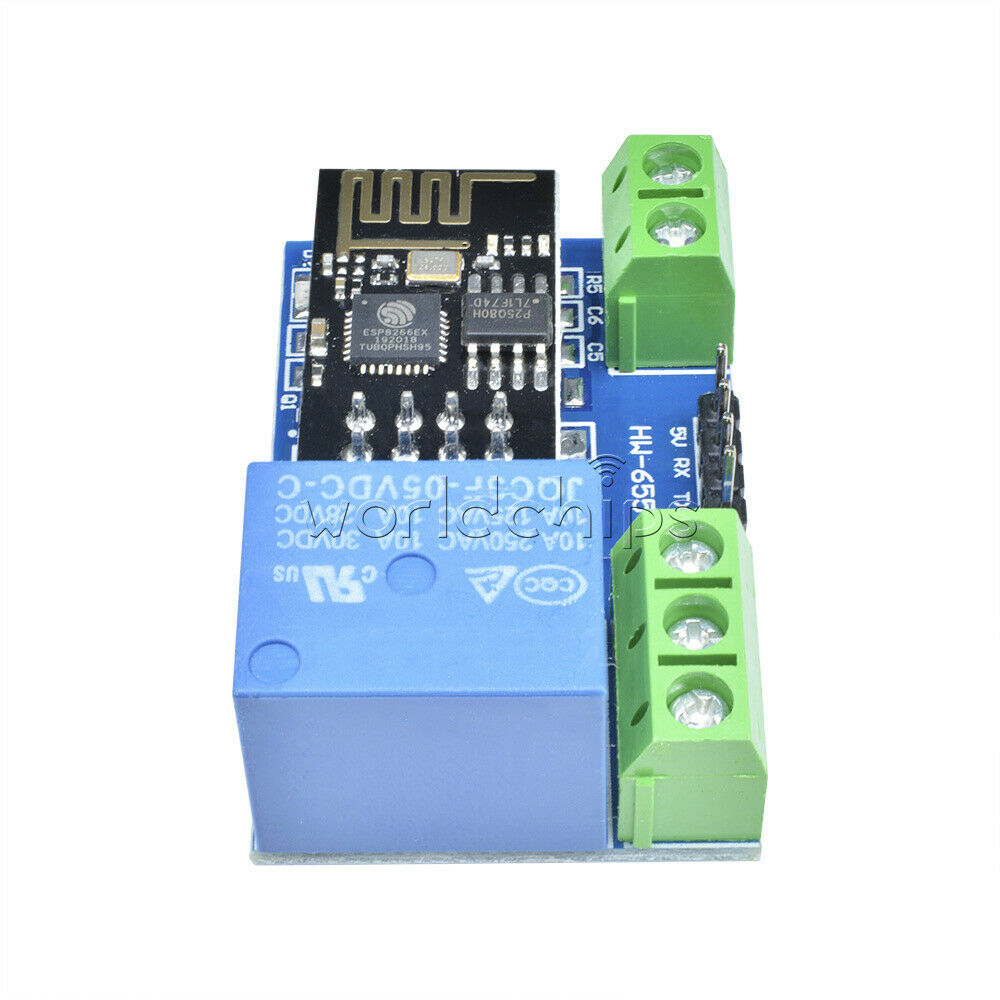AC 10A/30V DC TOI APP Controled ESP8266 5V Wifi Relay Onboard Module Smart Home