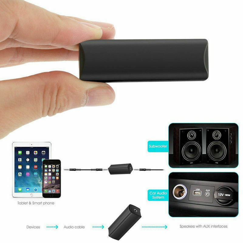 Ground Loop Noise Isolator Eliminate Car Home 3.5mm Aux Audio System Stereo I6R5