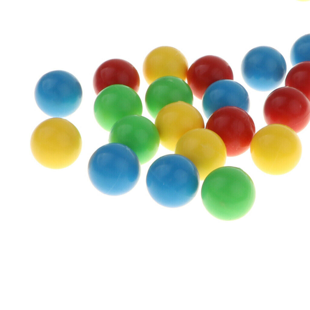 Desktop Hungry Frog Game Replacement Parts - 24 Pieces Colorful Beads