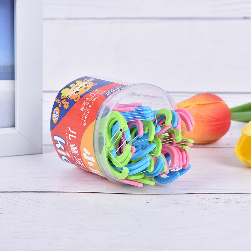 Fashion Dental Floss Stick Flossing String Toothpicks Flossers Tooth Clea.l8