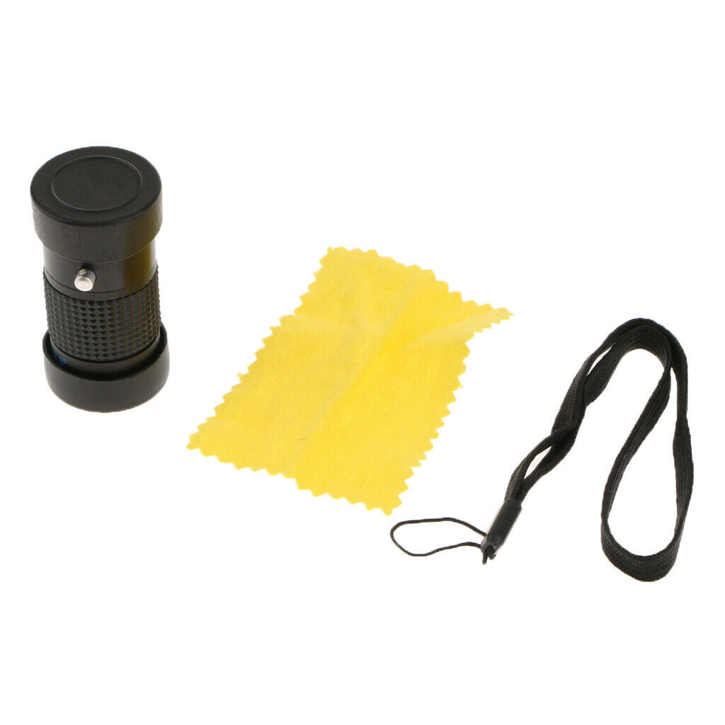 Mini 4x12 Extra Short Focus Optics Zoom Telescope Monocular Typoscope Black