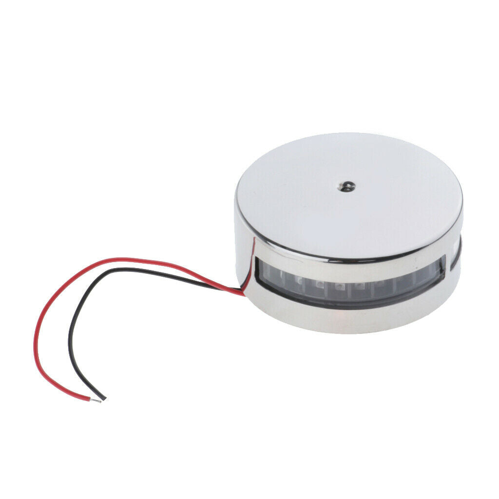 LED Stainless Steel SS Cabin Dome Light - Marine / Boat / Caravan / RV 12V Lamp