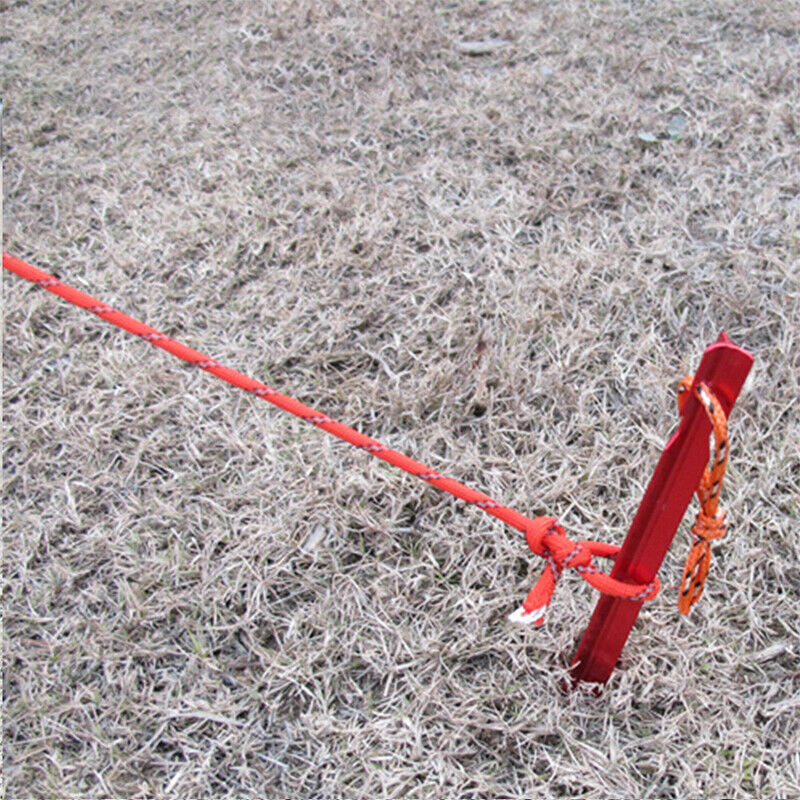 18cm Aluminum alloy Tent Pegs with Rope Stake Outdoor Traveling Tent Accessor Kt