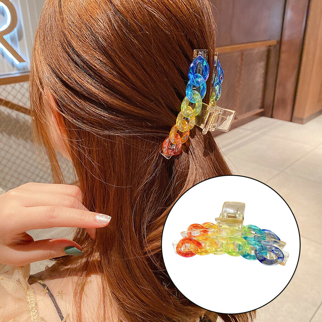 Fashion Women Hair Claw Clips Clamps Colorful Butterfly Hair Holder Barrettes