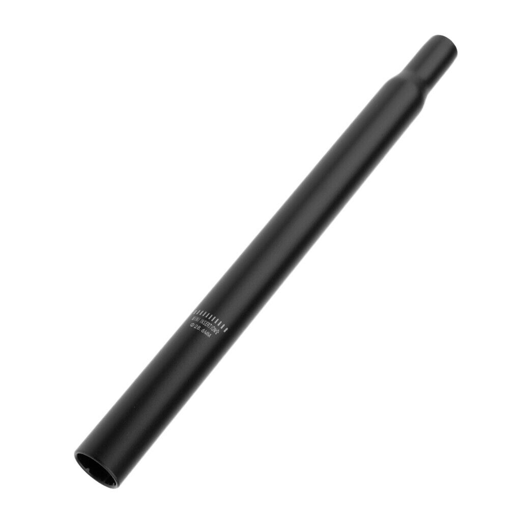 Alloy Straight Bike Bicycle Seatpost   Travel Seat Post 40cm Black