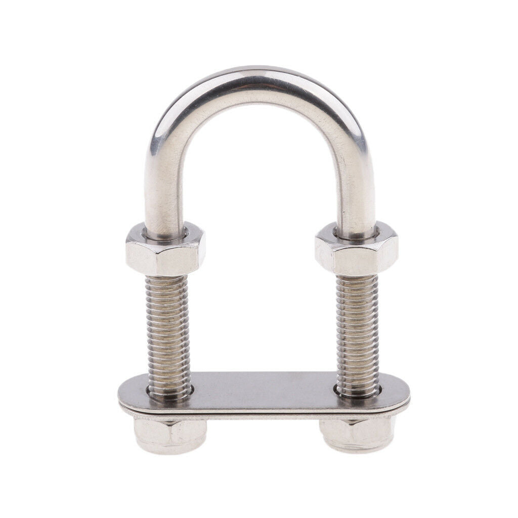 Boat Marine Tool Marine-Grade Stainless Steel U Bolt M10 x 50 x 90 x 43mm