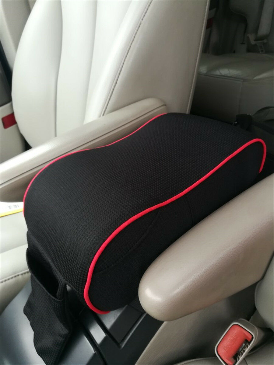 Car Center Console Armrest Pad Arm Rest Protective Case w Phone Card Storage Bag