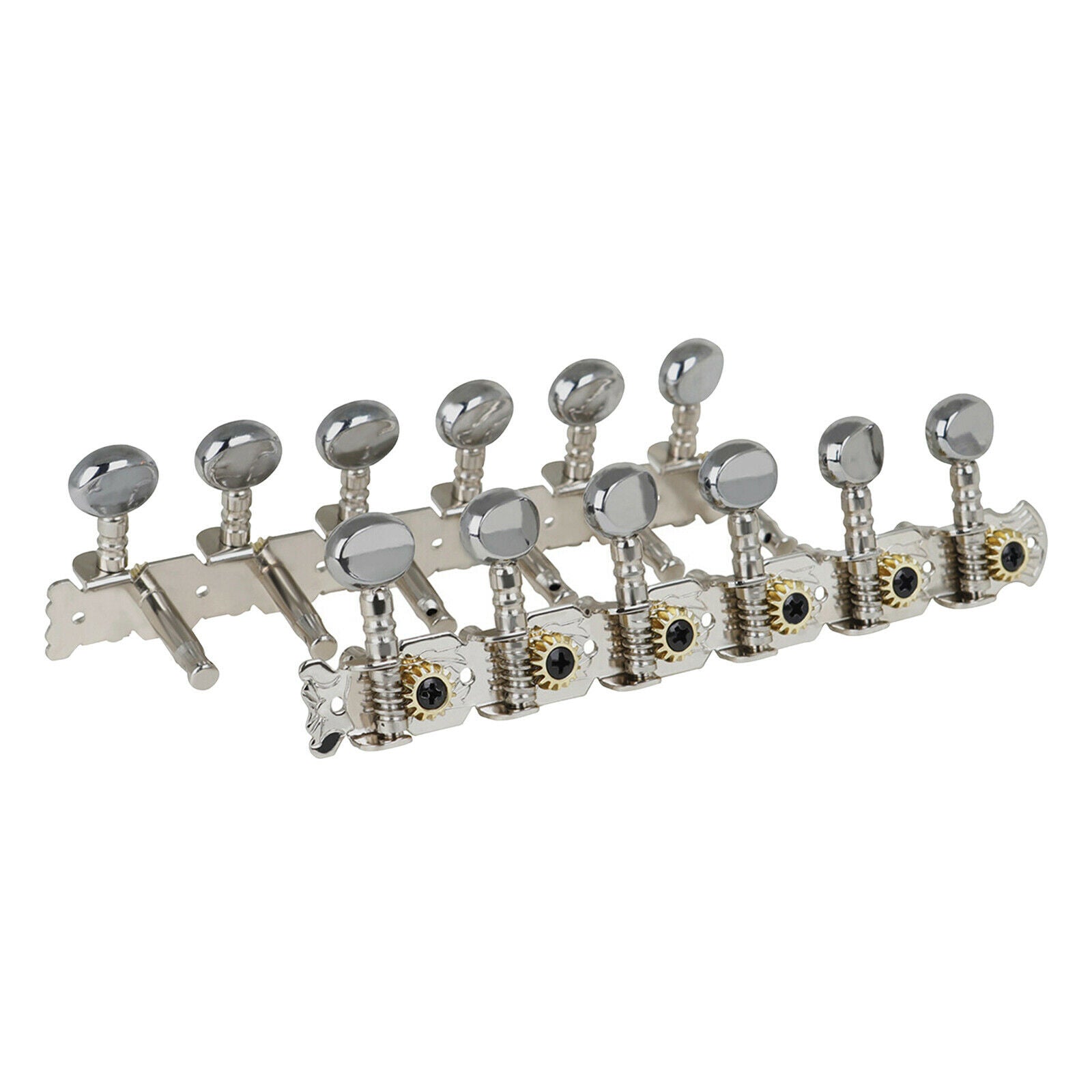 Acoustic Guitar Tuning Keys Pegs Open Tuners Chrome Plated Machine Heads