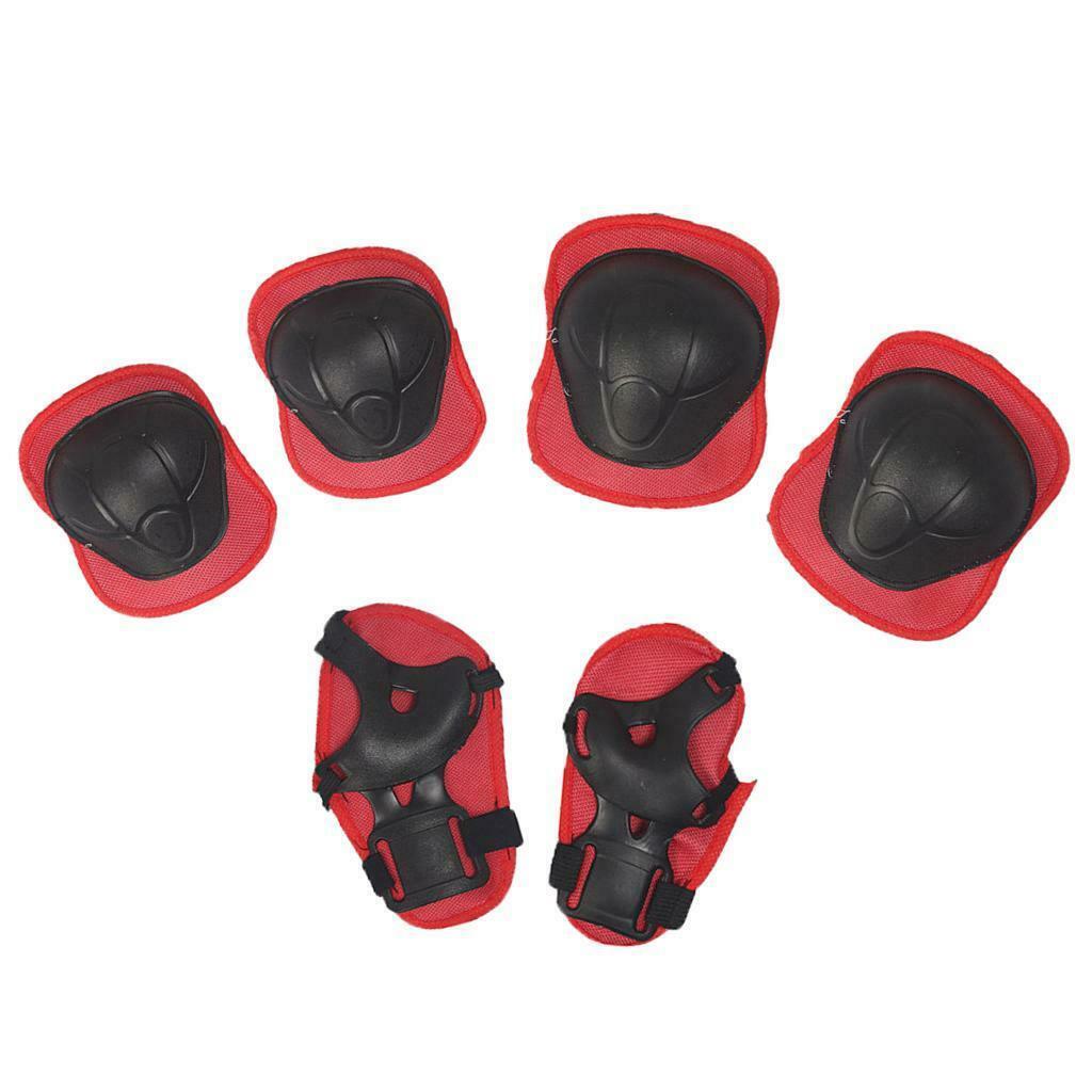 12pack Kids Child Wrist Knee Elbow Protector Safety Skate Bike Sport Guard Gear