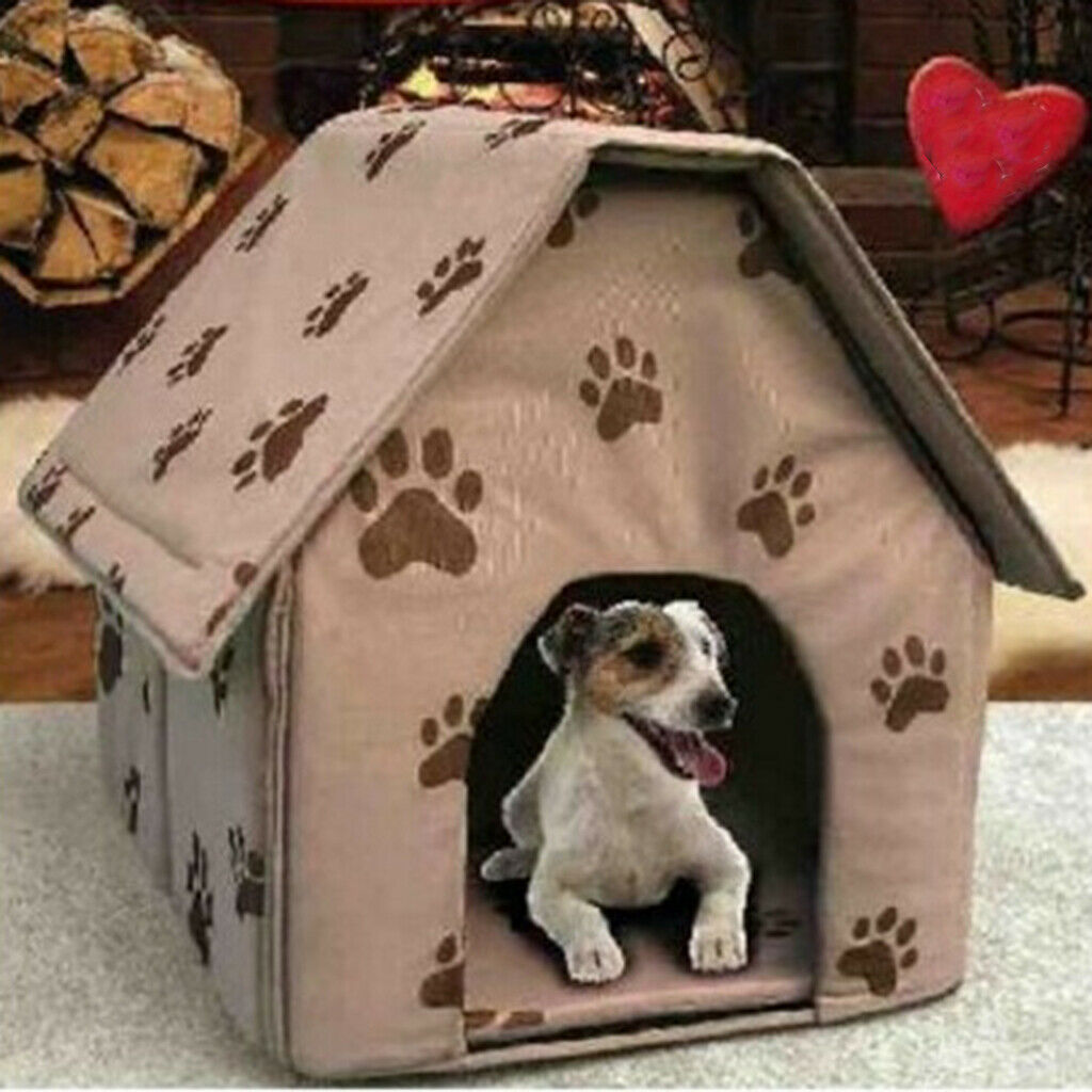 Portable Pet Dog Cat Puppy Soft House Bed Cat