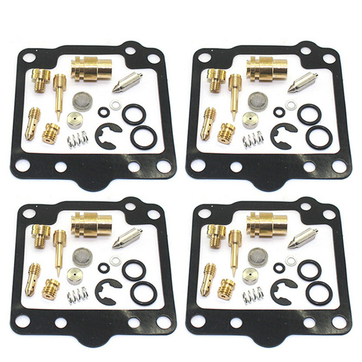 4 X Motorcycle Carburetor Spare Sets For Suzuki GS750E GS750L GS750T Repair Kit