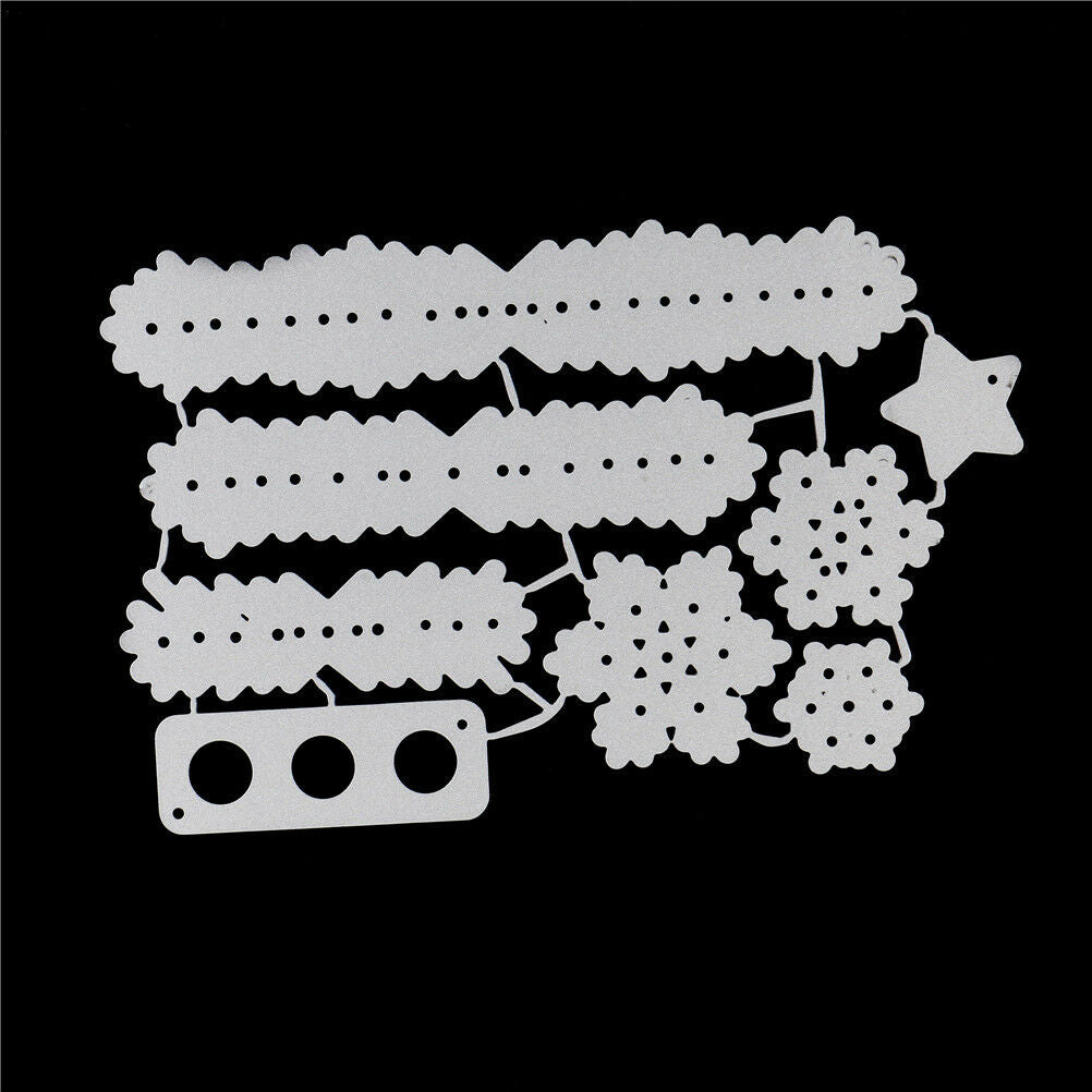 Metal Christmas Tree Wreath Cutting Dies Stencil Scrapbook DIY Paper Craf.l8