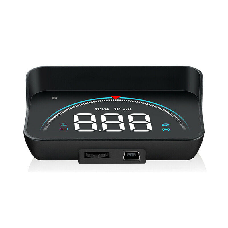 M8 Safety Car Head Up Display OBD2 Overspeed WarningSystem Speedometer Projector