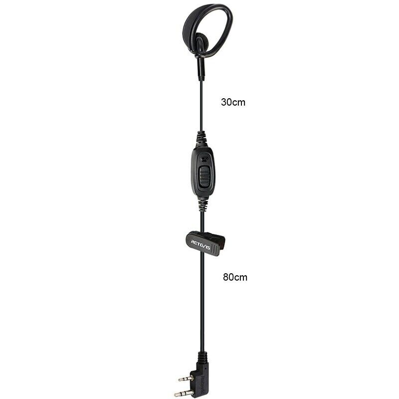 EEK008 2Pin Earhook Earpiece Walkie Talkie Earphones for RT22 RT622 Two Wa Q4C6