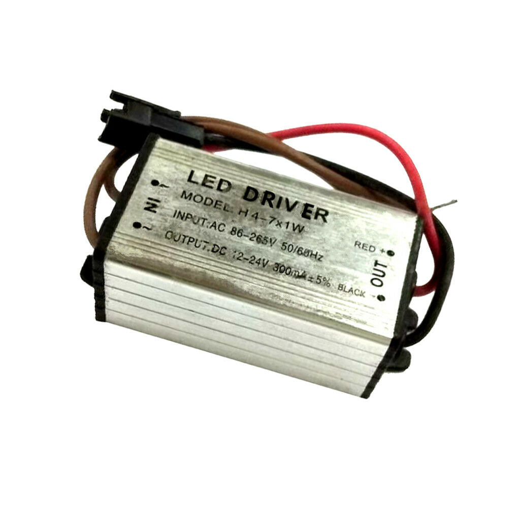 4-7W 300mA LED Driver Power Supply Convertor 85-265V AC to 12-24V DC