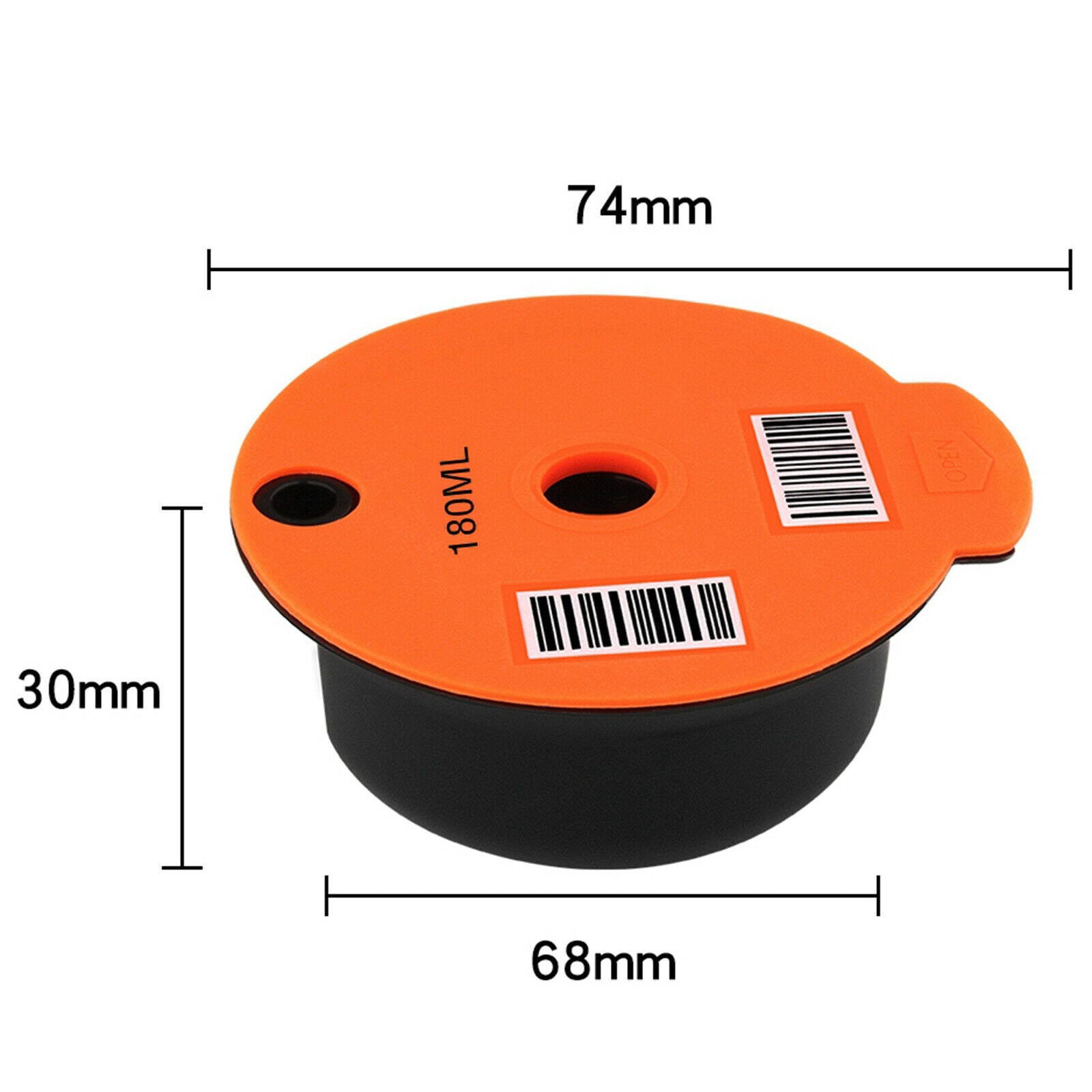 2pcs Reusable Coffee Capsule Pods Cups for Bosch   Coffee Maker 180ml