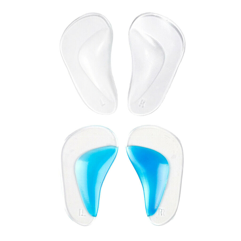 2 Pairs Orthotic Arch Support Insoles Flatfoot Corrector Inserts Stickers L