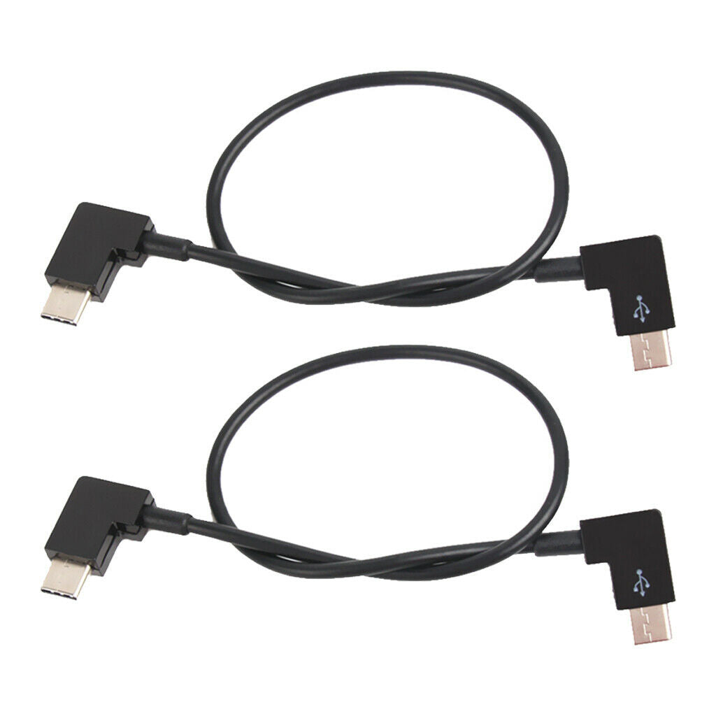 2x USB Type C to Type C Extension Cable Cord for Tablet Remote Controller
