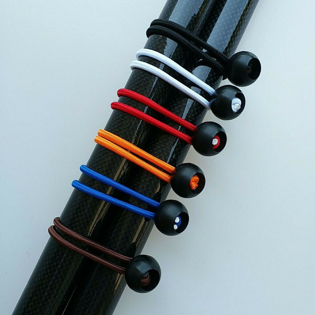 12pcs Ball Bungee 6 Inch Tie Down Cord with 22mm Ball, for Camping Tent Canopies
