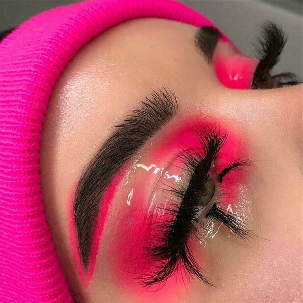 6 Colors Shimmer Eyeshadow Makeup Pigment Matte Neon Powder Nail Glitter Powder.