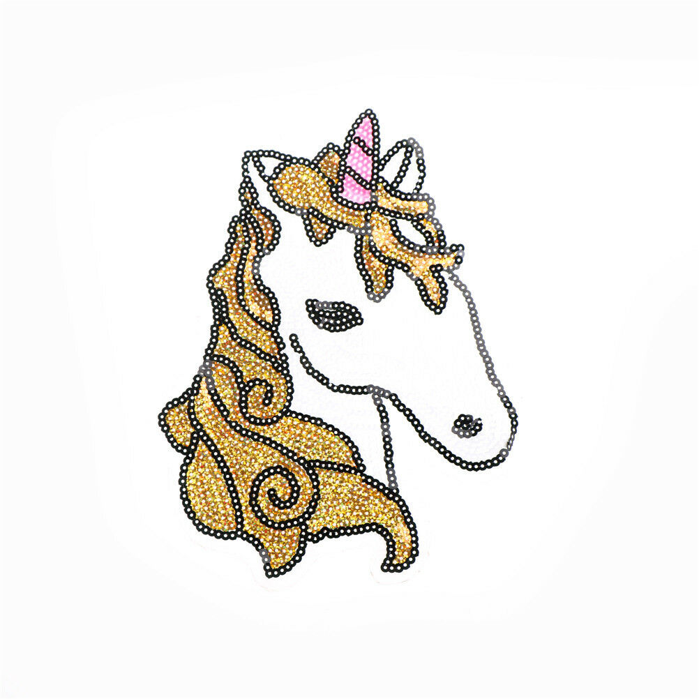 Sequins Patches on T-shirt Garment Sequined Applique Crafts lxJC.l8