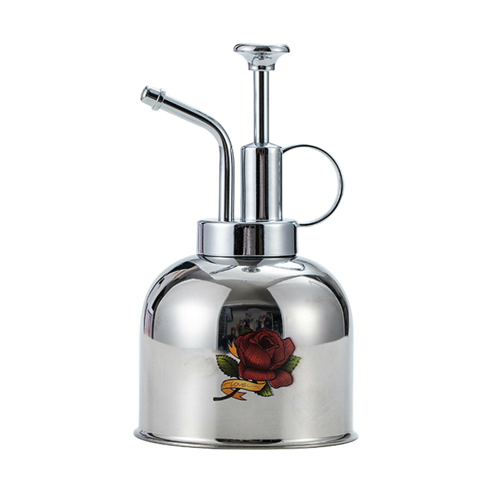 Retro Style Stainless Steel Plant Watering Bottle Cans Indoor Outdoor Garden