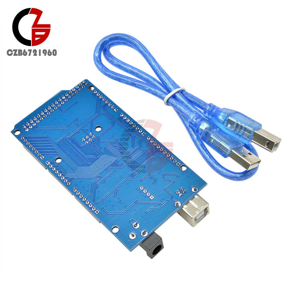 2Pcs Atmega2560-16AU CH340G ATMEGA 2560 R3 Board Compatible Arduino Mega2560 R3