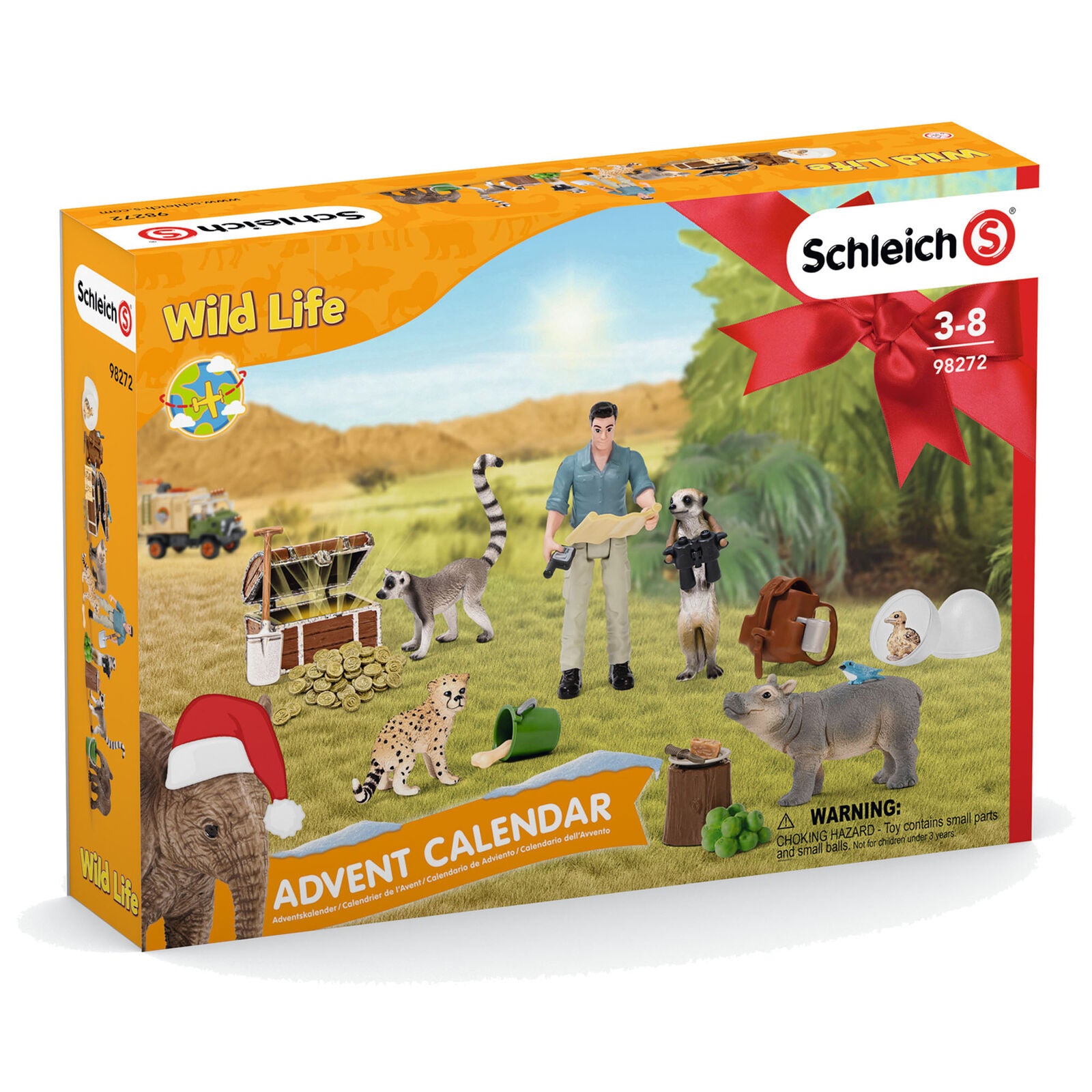 98272 Schleich Wild Life 2021 Advent Calendar 24 Windows to Open for Christmas!