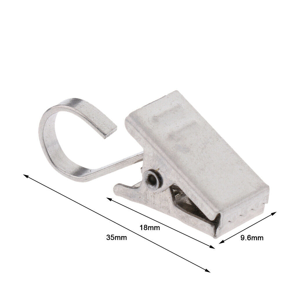 10 pieces curtain hooks Curtain hooks with clips