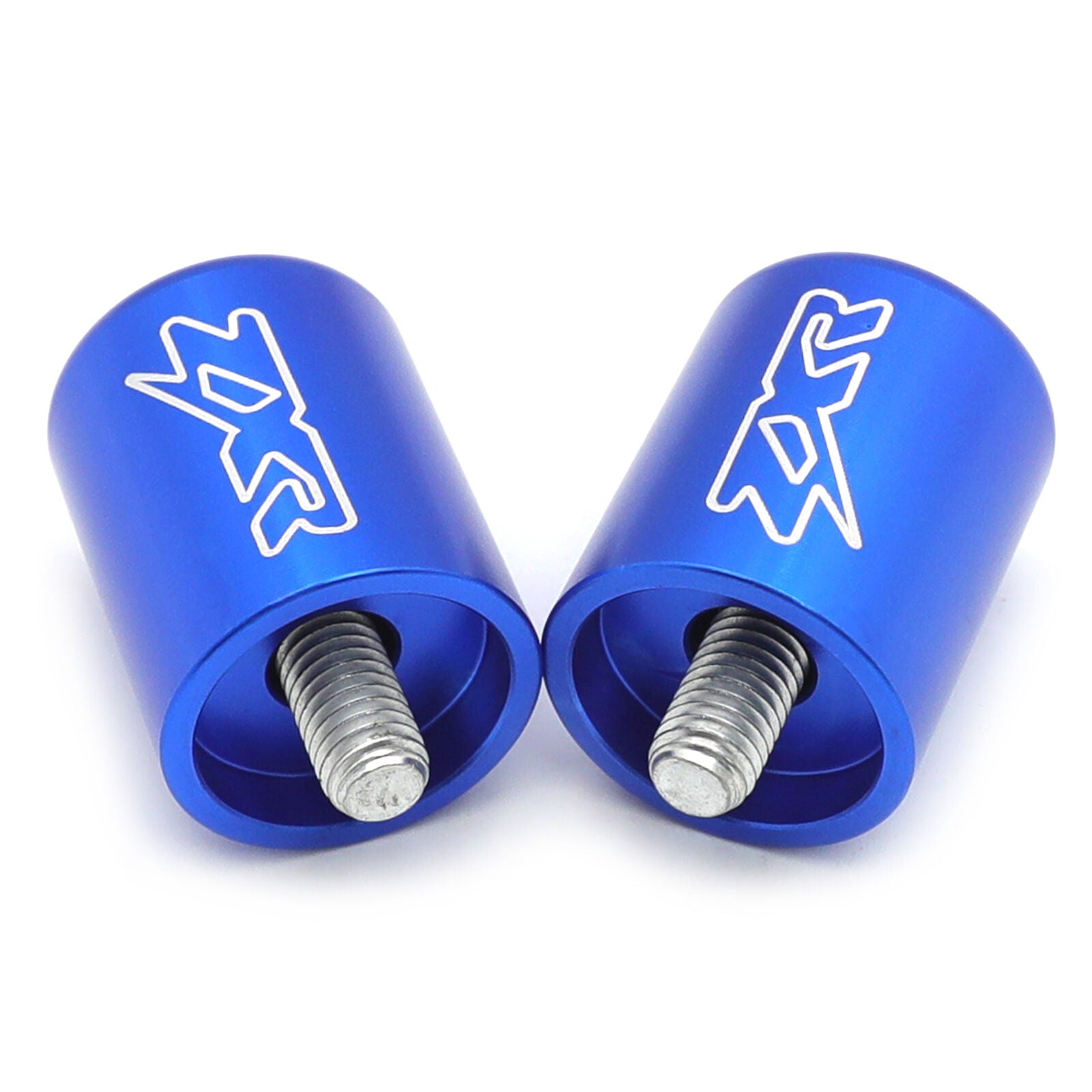 Blue Hand Bar Ends for Kawasaki ZX14 06-12 /Ninja ZX12R 00-05