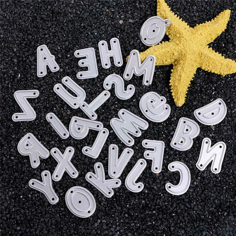 Alphabet Cutting Dies Stencils DIY Scrapbook Album Paper Card Embossing Craft