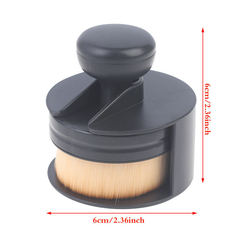 Portable Makeup Brush O Shape Seal Stamp Foundation Blush Liquid Cosmetic.l8