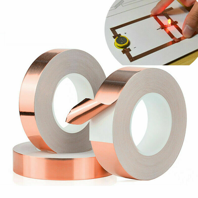 Adhesive Electric Conduction Copper Foil Tape Strip Decoration Tool