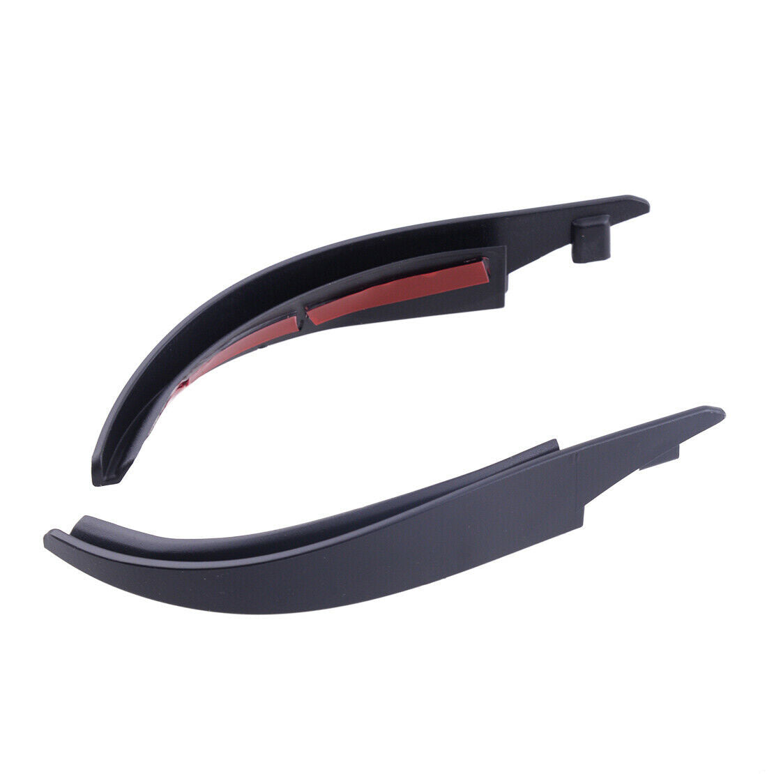 2x Rain Diverter Guard Slot Gutter Extender Fit for Jeep Wrangler 2007-2017 JK