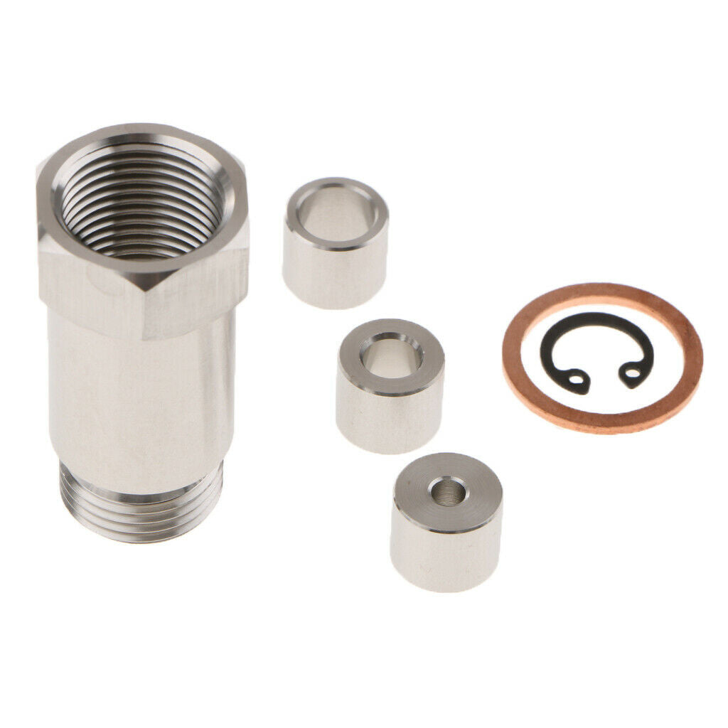 1 Set of Stainless Steel M18x1.5mm O2 Extension Adapter