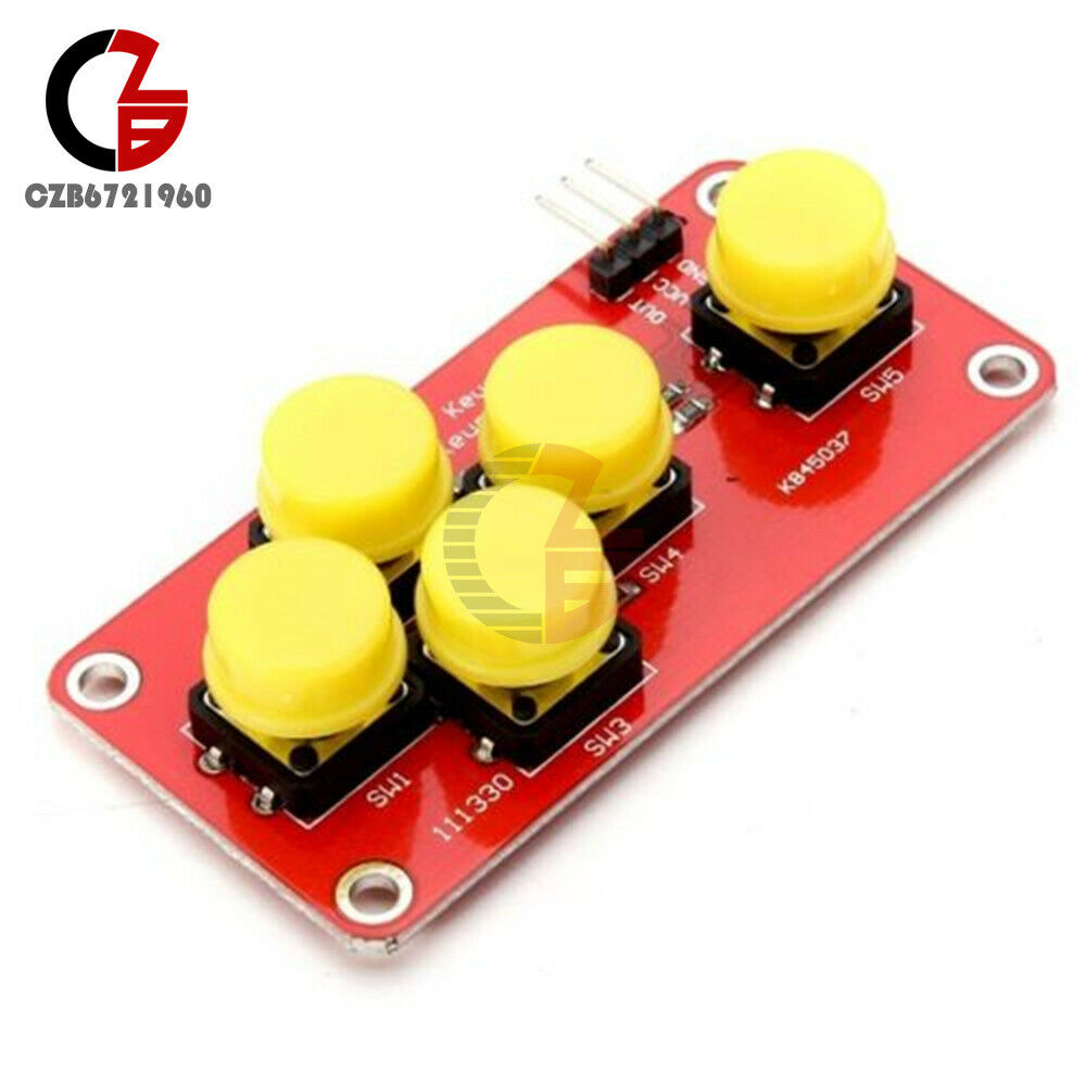 Analog 5 Button AD Keyboard Electronic Blocks Simulate Five Key Module