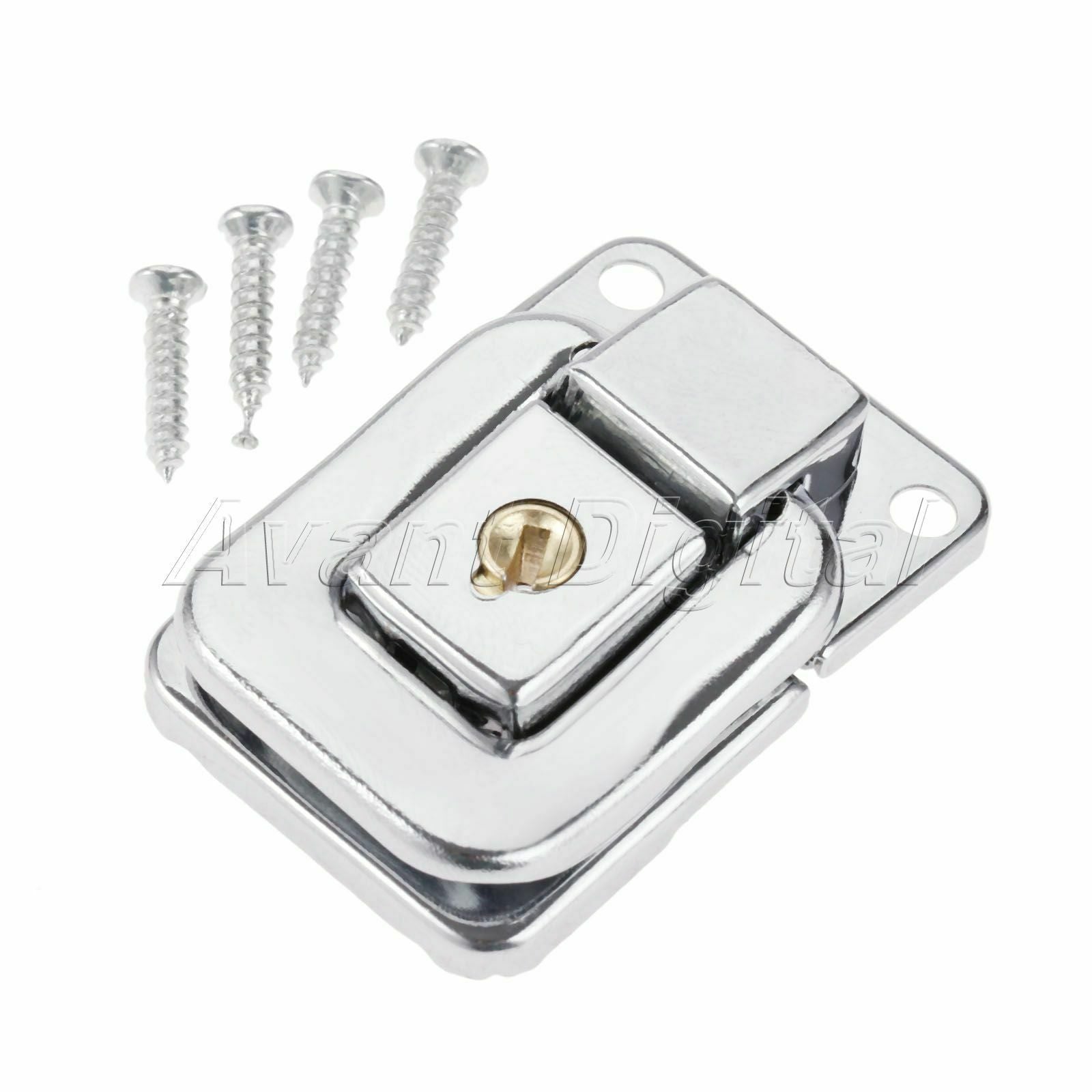 Furniture Drawer Cabinet Wardrobe Cupboard Door Toggle Latch Lock & Key 38*28mm