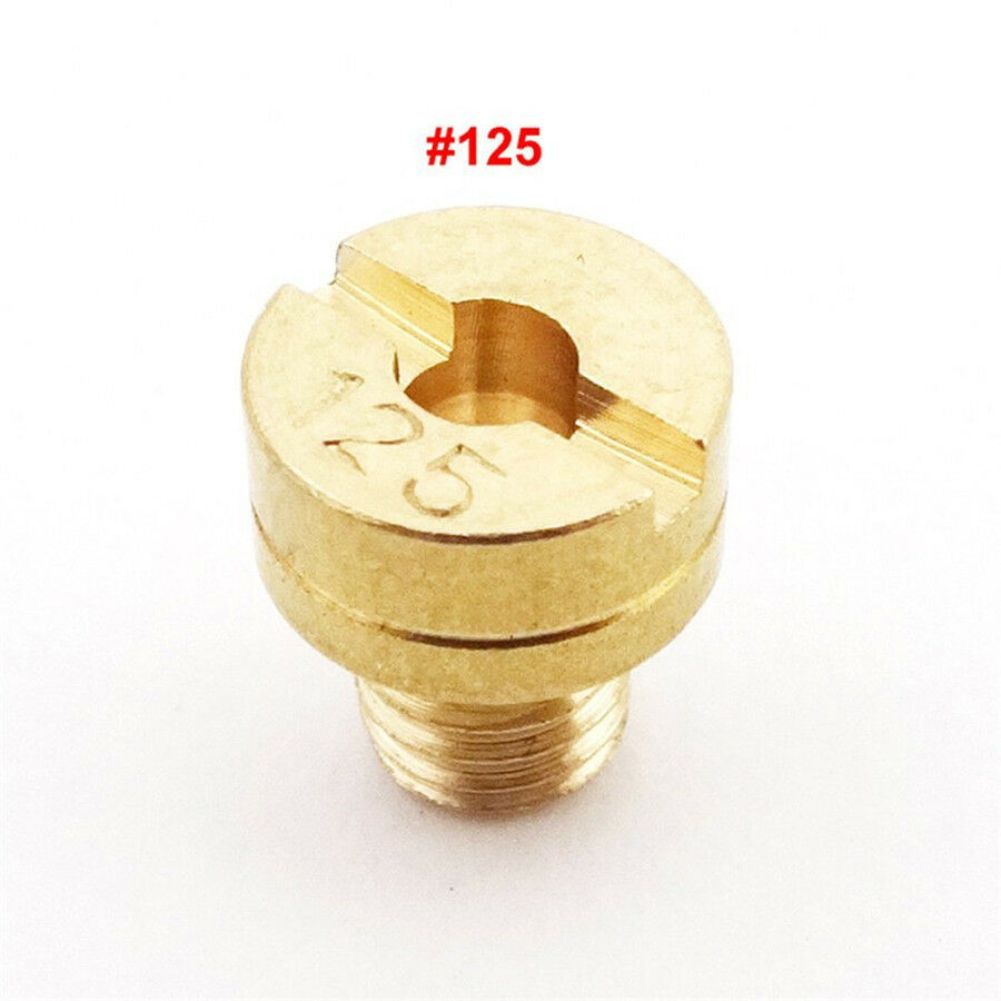 10 pcs Carburetor Main Jet Kit +10 pcs Slow/Pilot Jet